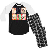 Ads German Shepherd Horror Halloween Men's 3/4 Sleeve Pajama Set | Artistshot