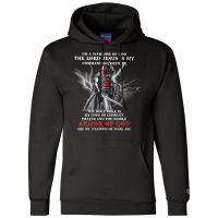 Womens I'm A Warrior Of God The Lord Jesus Is My Commanding Officer V Champion Hoodie | Artistshot