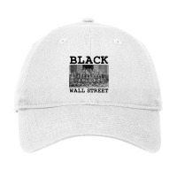 Vintage Black Business Black History Month Black Wall Street Music Ret Adjustable Cap | Artistshot