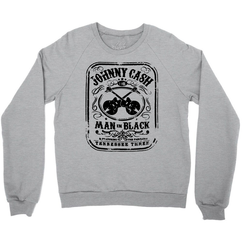 The Man In Black Vintage Songwriter Crewneck Sweatshirt | Artistshot