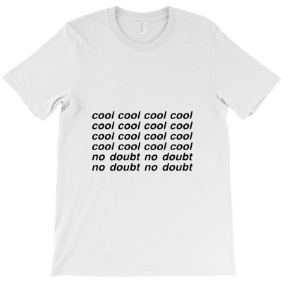 Cool Cool Cool Cool Cool Black T-shirt Designed By Mejapaku