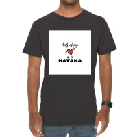 Half Of My Heart Is In Havana Chiffon Top Vintage T-shirt | Artistshot