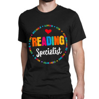 Reading Teacher Literacy Coach Principal Reading Specialist Classic T-shirt | Artistshot