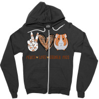 Peace Love Guinea Pigs Gift For Guinea Pigs Lover Zipper Hoodie | Artistshot