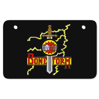 Bonestorm Clear Atv License Plate | Artistshot