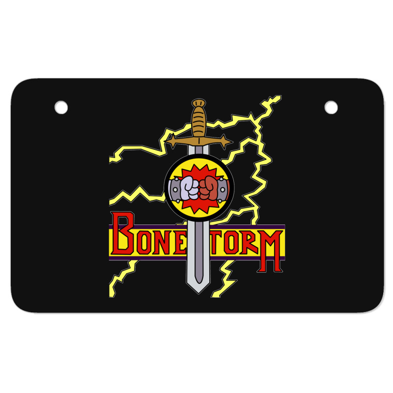 Bonestorm Clear Atv License Plate | Artistshot