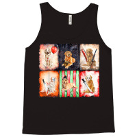 Ads Golden Retriever Horror Halloween Horror Movie Character Tank Top | Artistshot