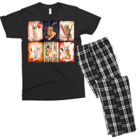 Ads Golden Retriever Horror Halloween Horror Movie Character Men's T-shirt Pajama Set | Artistshot