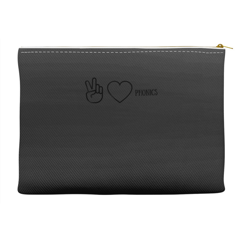 Peace Love Phonics 4 Teachers, Reading Specialist Accessory Pouches | Artistshot