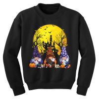 Three Gnomes Happy Halloween Fall Corn Candy Pumpkin Men Youth Sweatshirt | Artistshot