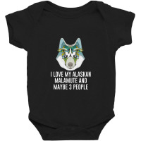 Alaskan Malamute Baby Bodysuit | Artistshot