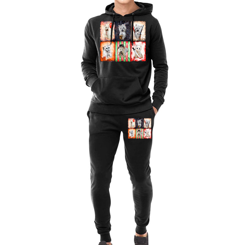 Ads Westie Horror Halloween Hoodie & Jogger Set | Artistshot