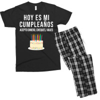 Hoy Es Mi Cumpleaã±os Birthday Spanish Playera Men's T-shirt Pajama Set | Artistshot