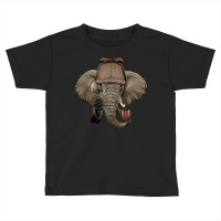 Detective Elephant Spy Inspector Investigator Elephant Lover Toddler T-shirt | Artistshot