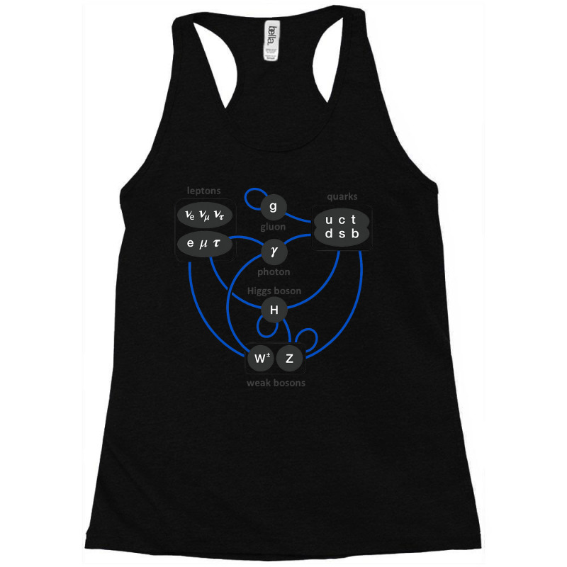 Standard Model Particles Higgs Boson Physics Theory Racerback Tank by trokeryth | Artistshot