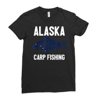 Alaska Carp Fishing Angler American Carp Angling Usa Ladies Fitted T-shirt | Artistshot