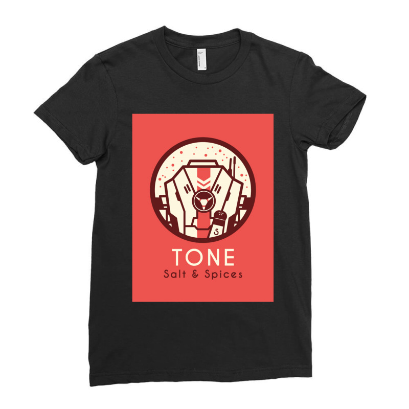 Words First Person Shooter Titanfall Game Video Dashboard Tone Salt An Ladies Fitted T-Shirt by HARRIETNELSON | Artistshot