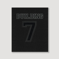 Building 7 Controlled Demolition Portrait Canvas Print | Artistshot