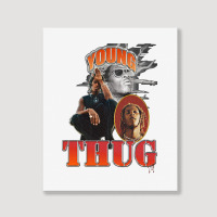 Young Thug 92 Portrait Canvas Print | Artistshot