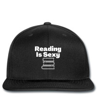 Reading Is Sexy Funny Simple Text Design Printed Hat | Artistshot