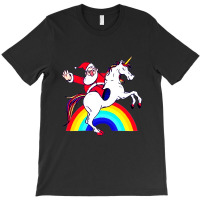 Santa Unicorn T-shirt | Artistshot