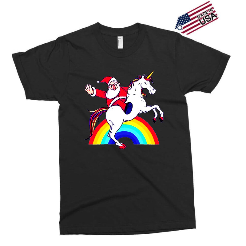 Santa Unicorn Exclusive T-shirt by cm-arts | Artistshot