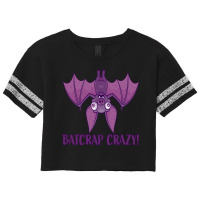 Batcrap Crazy Wacky Cartoon Bat Scorecard Crop Tee | Artistshot