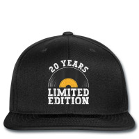 20 Years Limited Edition   Vinyl Records 20th Birthday Printed Hat | Artistshot