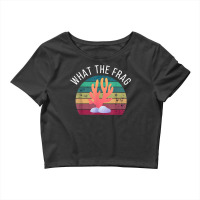 What The Frag Funny Saltwater Coral Reef Aquarium Aquarist T Shirt Crop Top | Artistshot