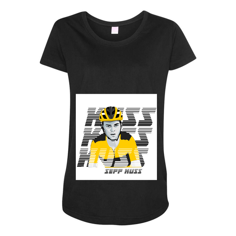 Sepp Kuss – Pro Cyclist, Super-talent, American Racer Maternity Scoop Neck T-shirt by cm-arts | Artistshot