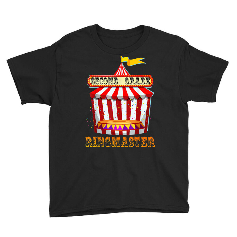 2nd Grade Ringmaster Teacher Circus Carnival Back To School Youth Tee by Lambent | Artistshot