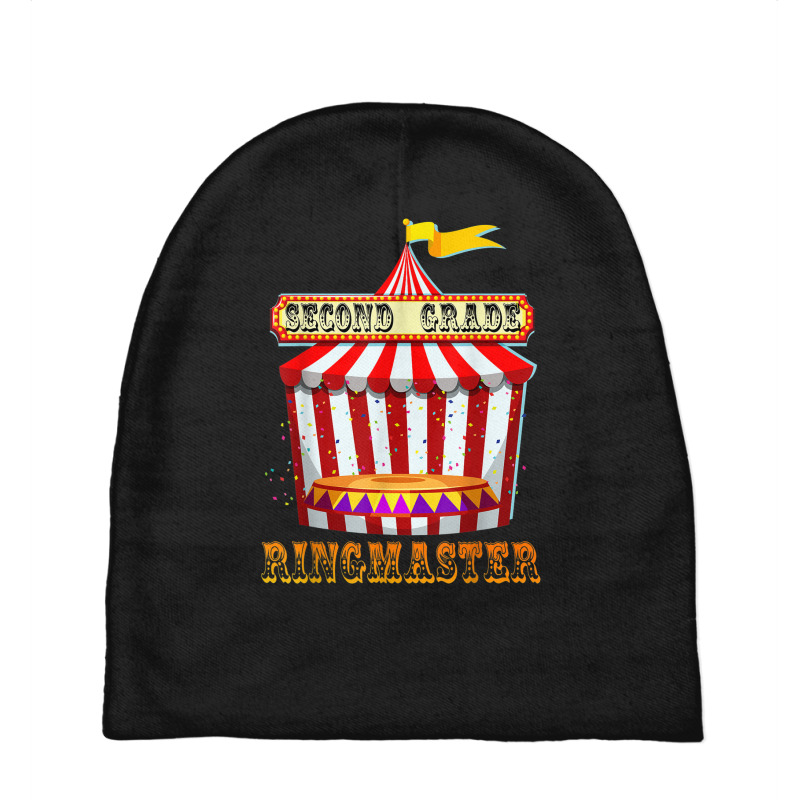 2nd Grade Ringmaster Teacher Circus Carnival Back To School Baby Beanies by Lambent | Artistshot