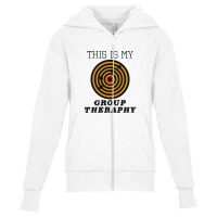 This Is My Group Therapy Shooting Target Youth Zipper Hoodie | Artistshot