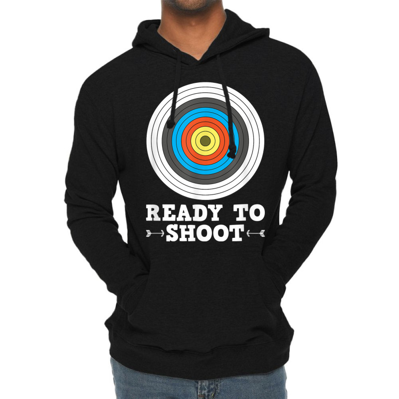 Ready To Shoot Bow And Arrow Archery Target Lightweight Hoodie | Artistshot