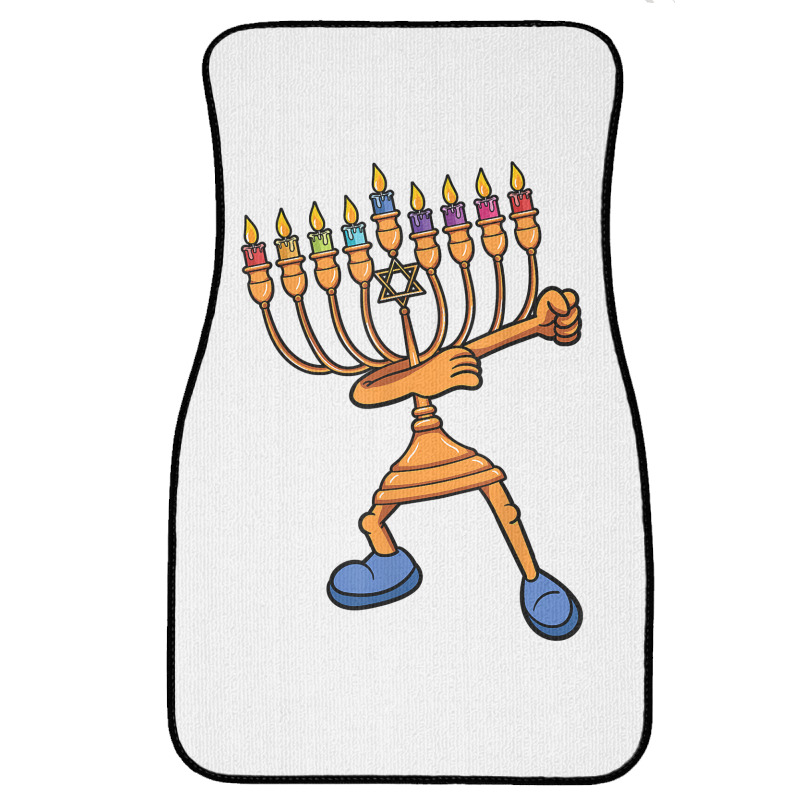 Hanukkah Dabbing Menorah Dab Dance Chanukah Jewish Front Car Mat | Artistshot