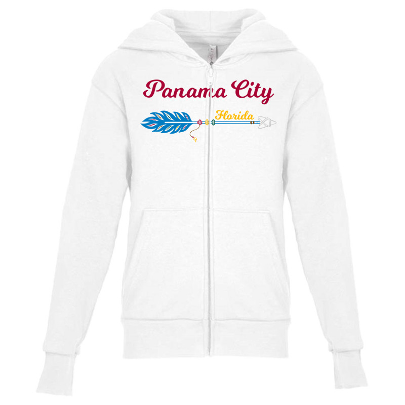 Panama City Florida Long Sleeve T Shirt Youth Zipper Hoodie by genze | Artistshot