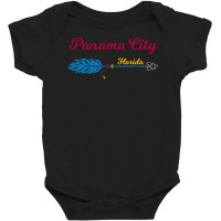 Panama City Florida Long Sleeve T Shirt Baby Bodysuit | Artistshot