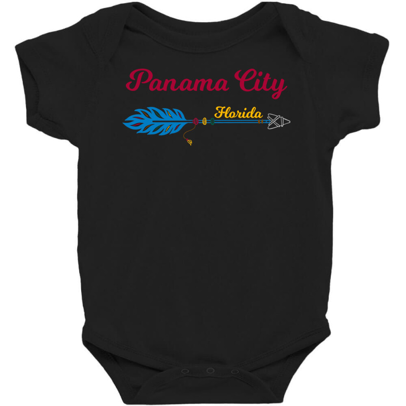 Panama City Florida Long Sleeve T Shirt Baby Bodysuit by genze | Artistshot