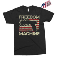 Freedom Machine   Pro Gun 2nd Amendment Pistol Usa (on Back) Exclusive T-shirt | Artistshot