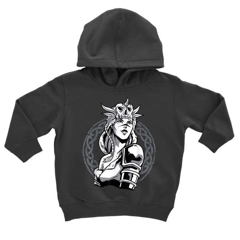 Viking Scandinavia Fighter Ornament Woman Warrior Toddler Hoodie | Artistshot