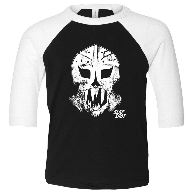 Slap Shot, Goalie Mask Toddler 3/4 Sleeve Tee | Artistshot