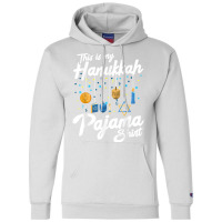 Hanukkah Pajama Dreidel Toy Boys Girls Jewish Christmas Champion Hoodie | Artistshot