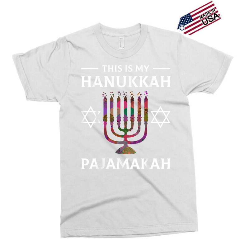 Hanukkah Pajama Menorah Pajamakah Chanukah Jewish Exclusive T-shirt | Artistshot