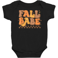 Cute Fall Babe Vintage Style Love Autumn Season Thanksgiving Baby Bodysuit | Artistshot