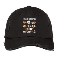 Guinea Pig Girl Design  Types Of Guinea Pigs Guinea Gift Vintage Cap | Artistshot