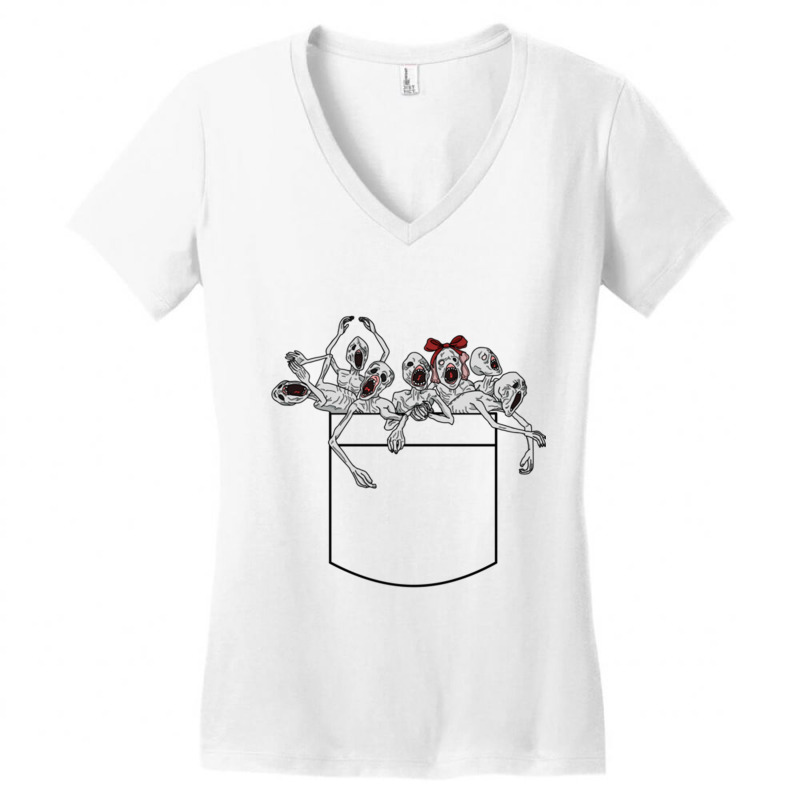 Pocket Messengers From Bloodborne Women's V-Neck T-Shirt by CAROLEEGRAY | Artistshot