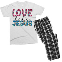 Love Like Jesus Men's T-shirt Pajama Set | Artistshot