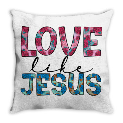 love like jesus Throw Pillow | Artistshot