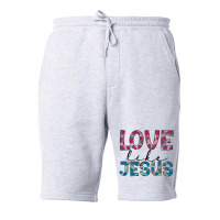 Love Like Jesus Fleece Short | Artistshot