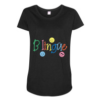 Bilingue Maestra Spanish Maternity Scoop Neck T-shirt | Artistshot